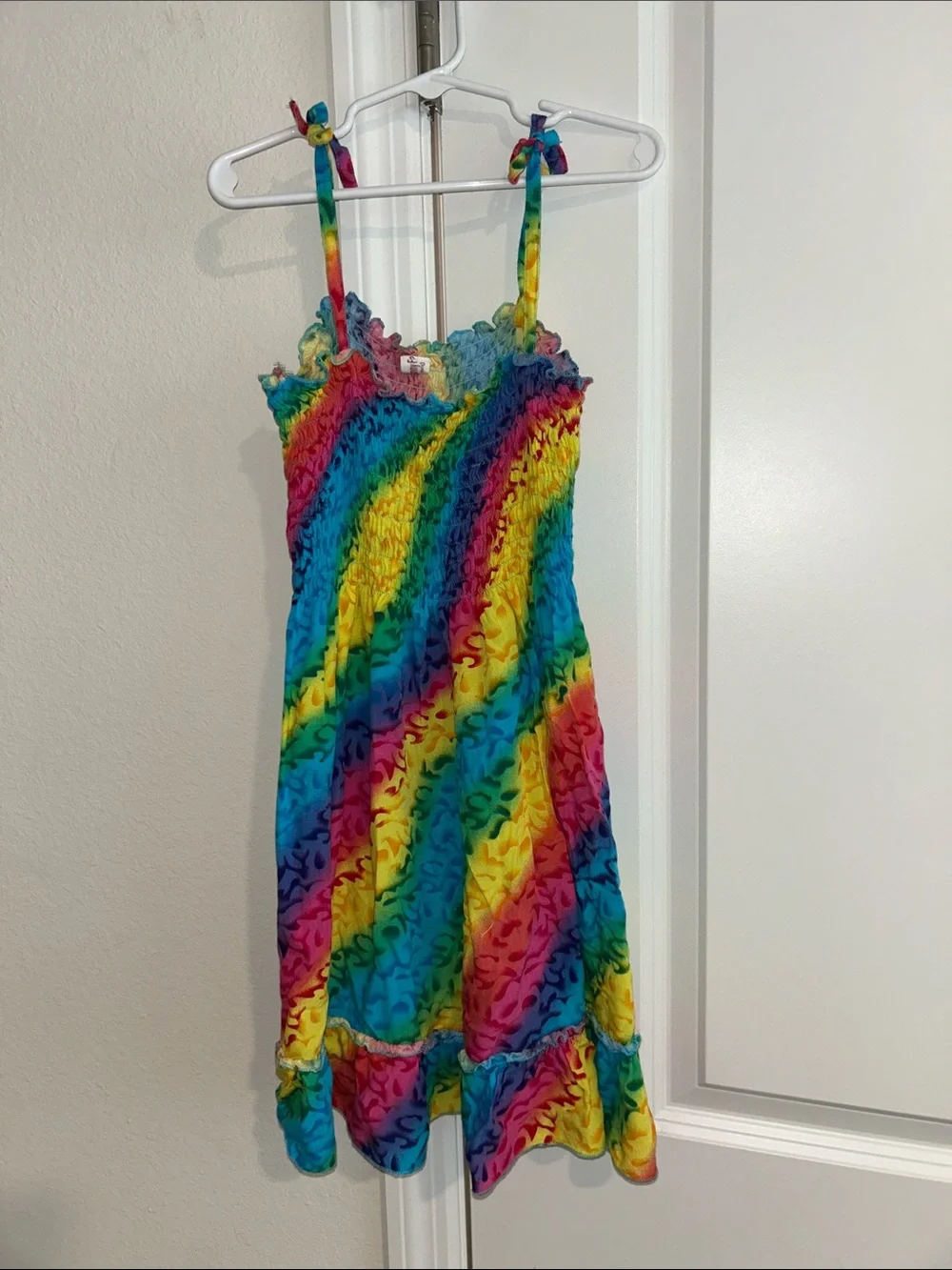 Girls Dresses set of 5 medium - Bright Multicolor